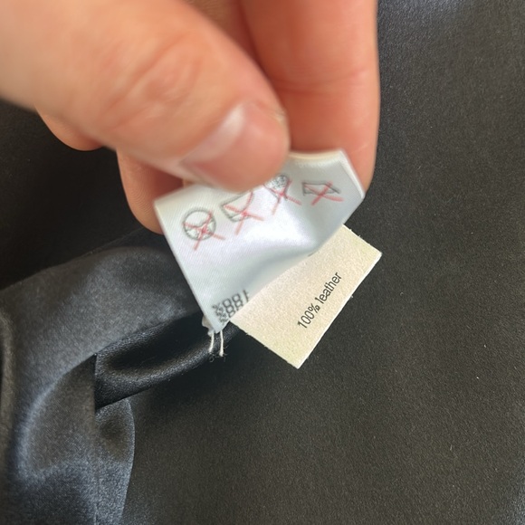 Proenza Schouler White Leather & Fur Double Breasted Jacket - Picture 4 of 6